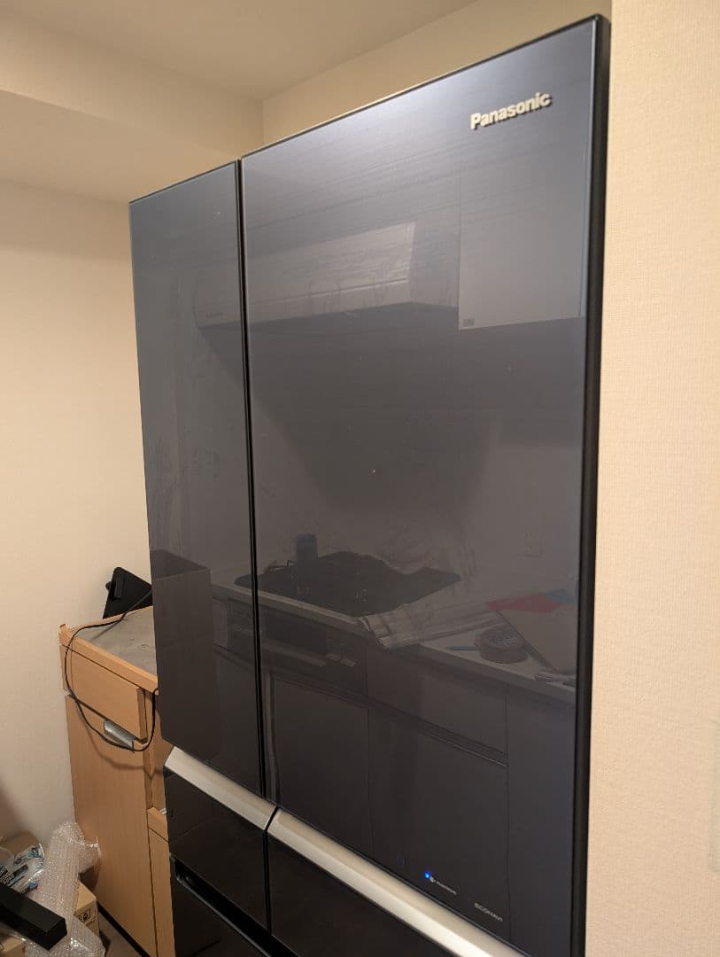 冷蔵庫　パナソニック ブラック NR-F478XGM-B 2013年製