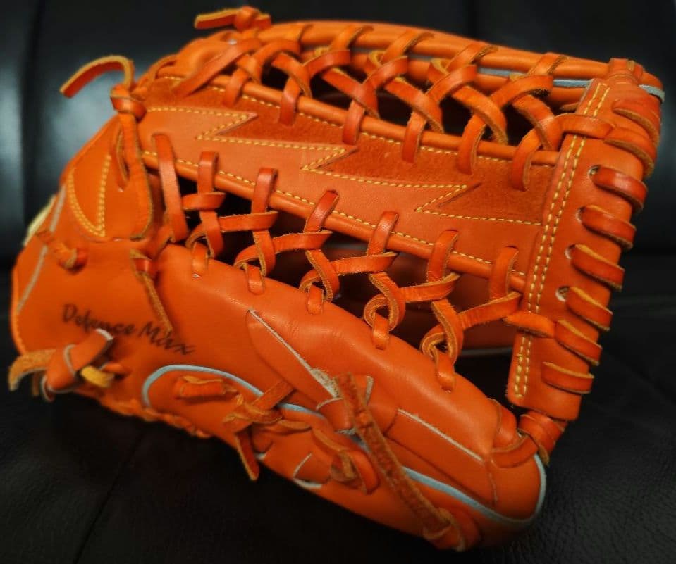 Wilson ウィルソン D-MAX 一般軟式 外野用グローブ オレンジ