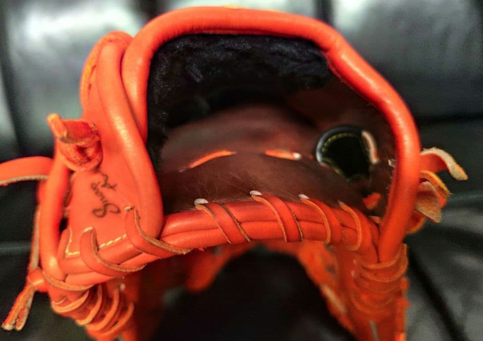 Wilson ウィルソン D-MAX 一般軟式 外野用グローブ オレンジ