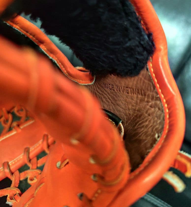 Wilson ウィルソン D-MAX 一般軟式 外野用グローブ オレンジ