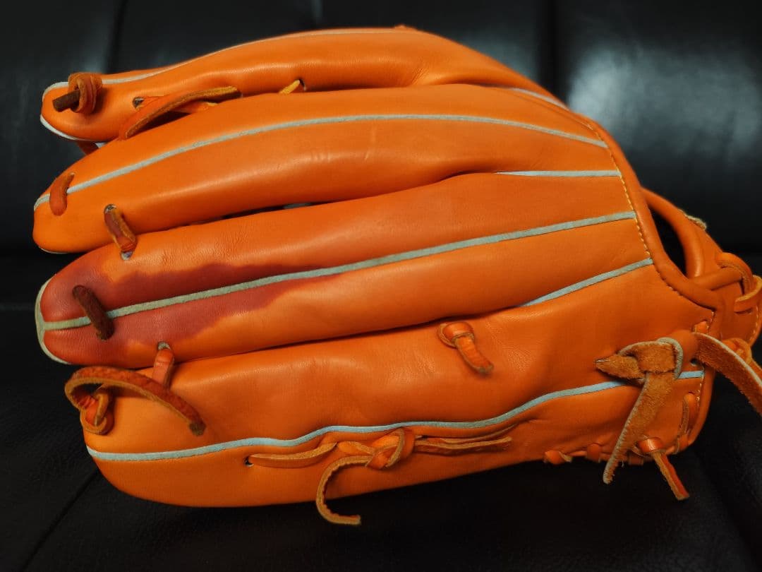 Wilson ウィルソン D-MAX 一般軟式 外野用グローブ オレンジ