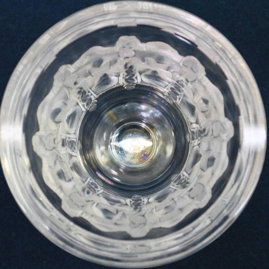 LALIQUE ラリック ダンピエール フラワーベース 花瓶 クリスタルガラス