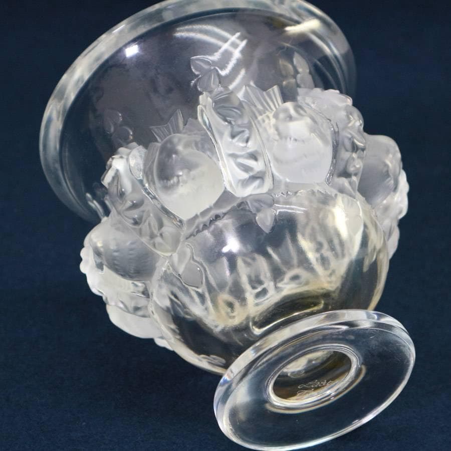 LALIQUE ラリック ダンピエール フラワーベース 花瓶 クリスタルガラス