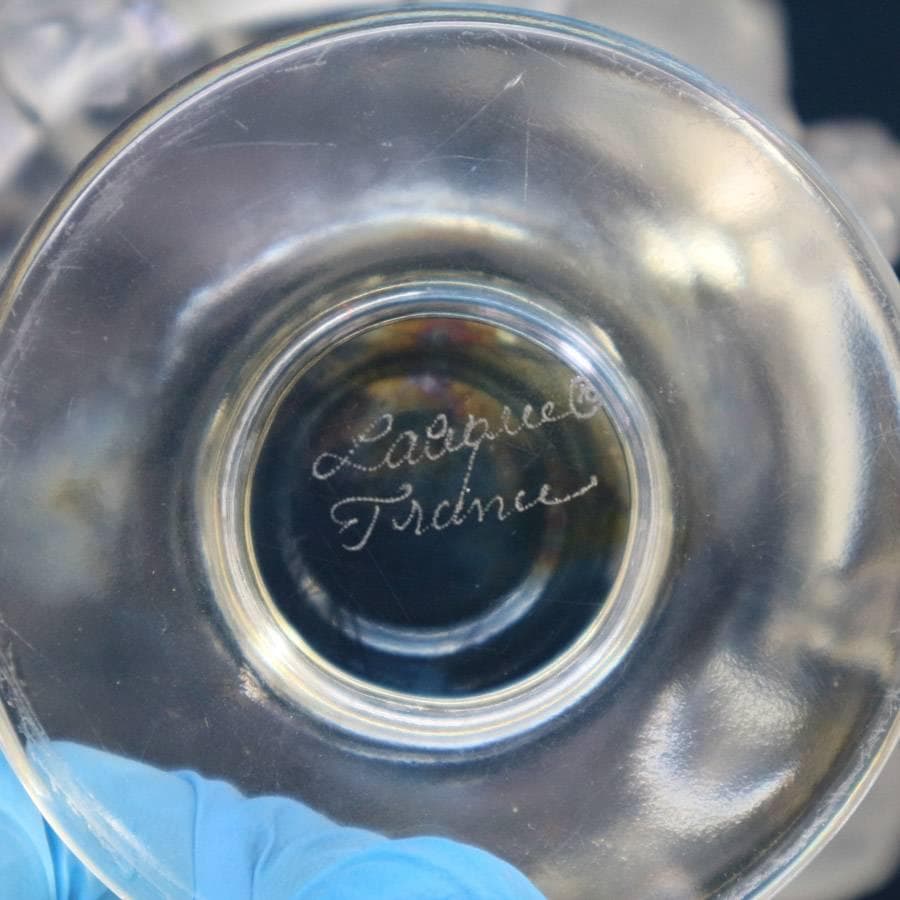 LALIQUE ラリック ダンピエール フラワーベース 花瓶 クリスタルガラス