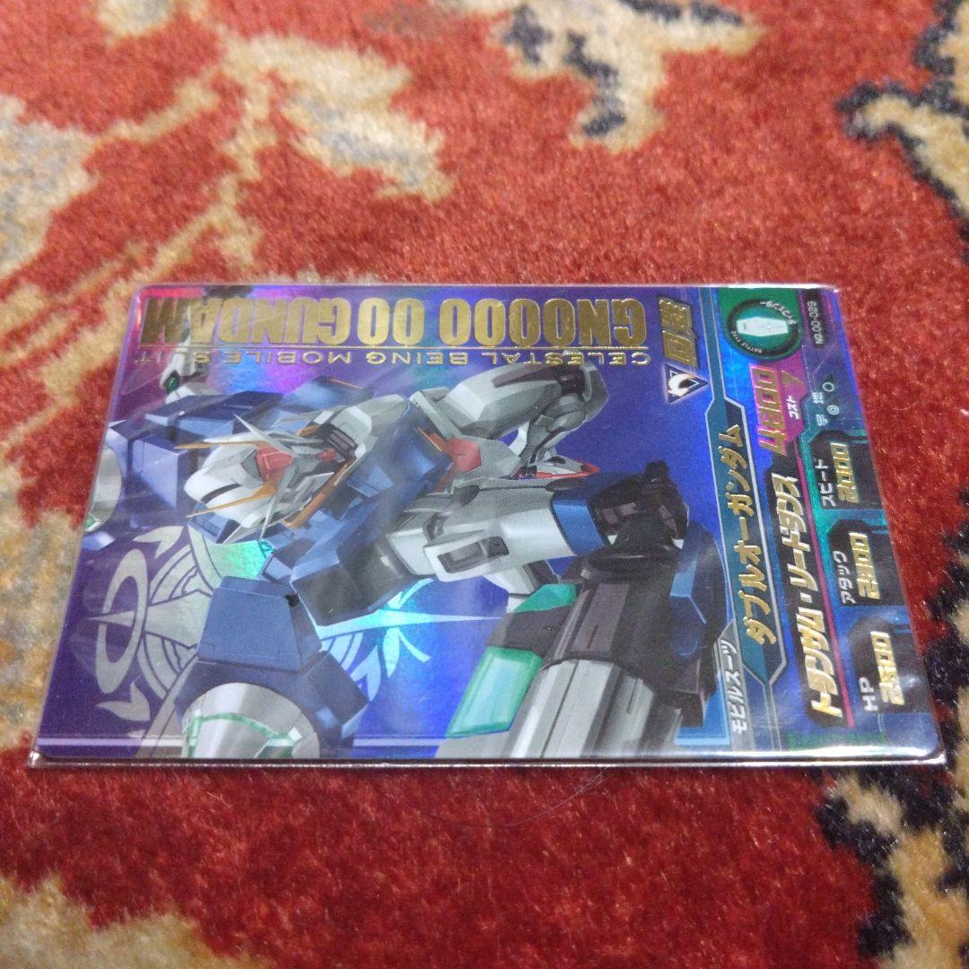 ガンダムトライエイジ　試験版　ロケテスト　プロモーションカード　ダブルオー　青