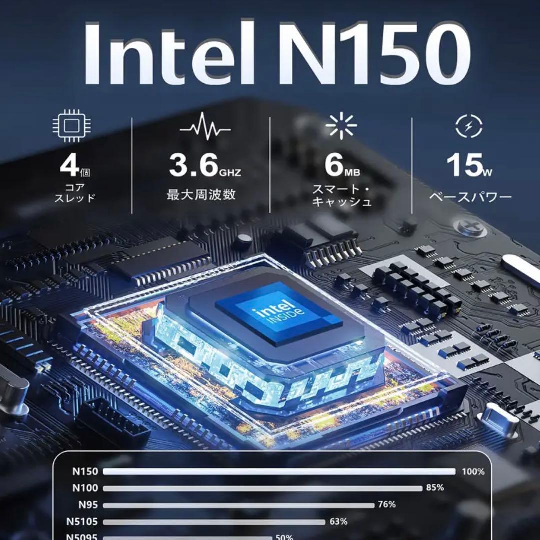 FIREBAT ミニPC Intel N150 16G SSD512G