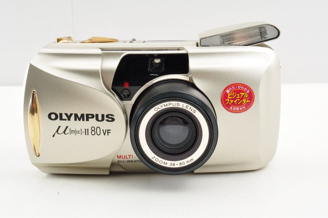 美品　OLYMPUS μ-ii mju 80 VF ミュー フィルムカメラ