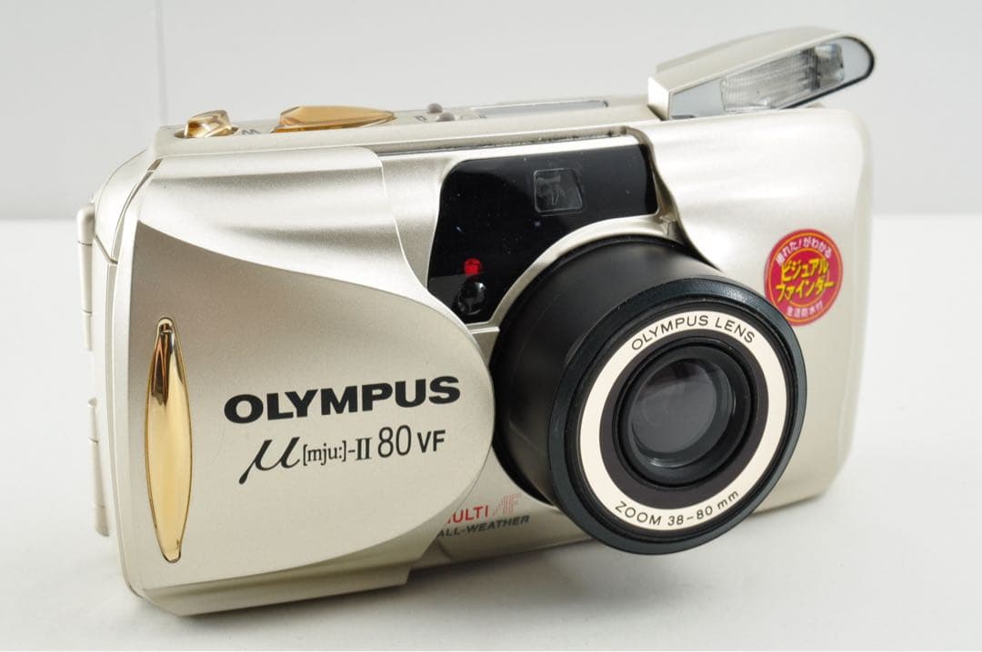 美品　OLYMPUS μ-ii mju 80 VF ミュー フィルムカメラ