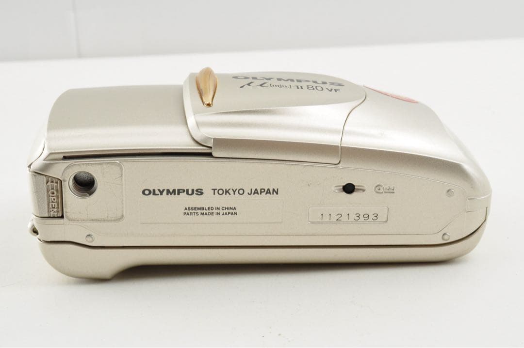美品　OLYMPUS μ-ii mju 80 VF ミュー フィルムカメラ