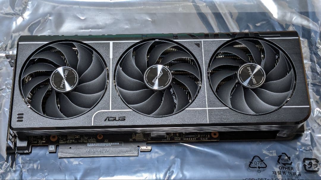 Radeon RX 9070 XT ASUS PRIME 16GB OCモデル