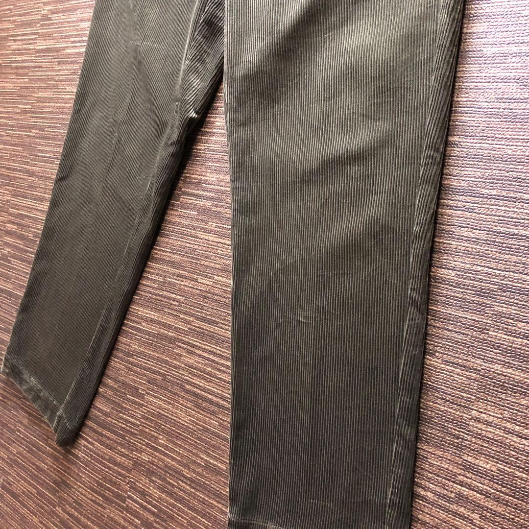 90s Polo Ralph Lauren カーキ　ツータック コーデュロイ