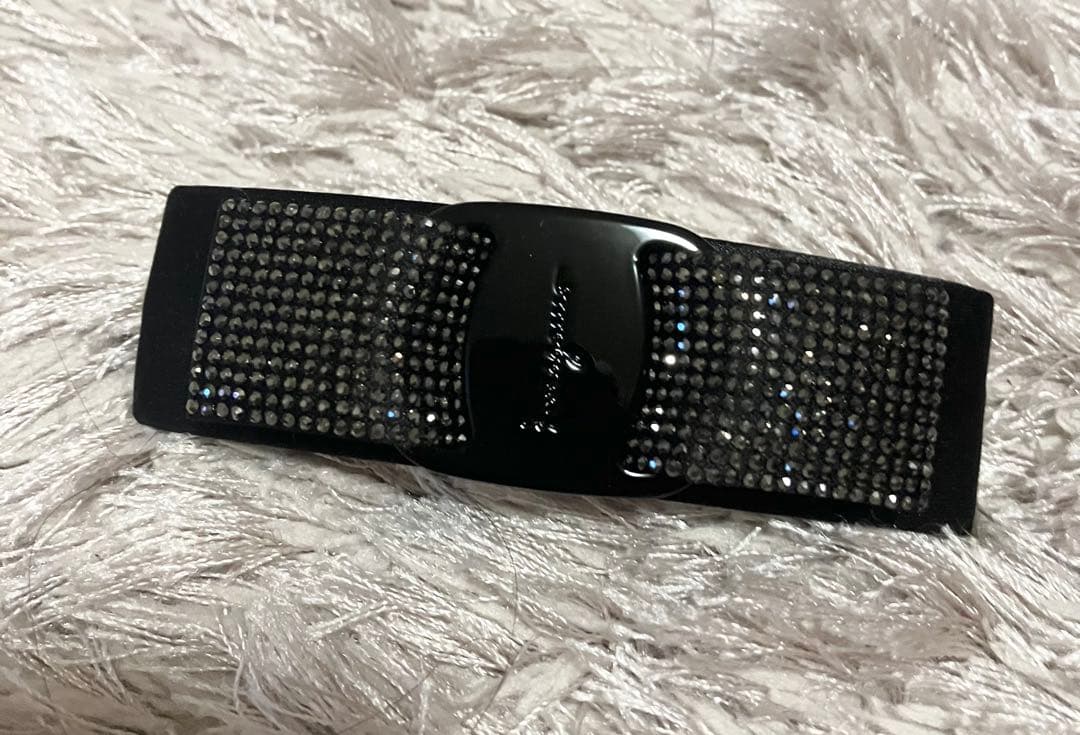 【新品未使用品】フェラガモ　バレッタ　ビジュー