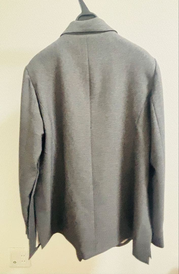 新品タグ付き⭐︎コラージュ　ウールライクダブルジャケット　チャコールグレー　現行品