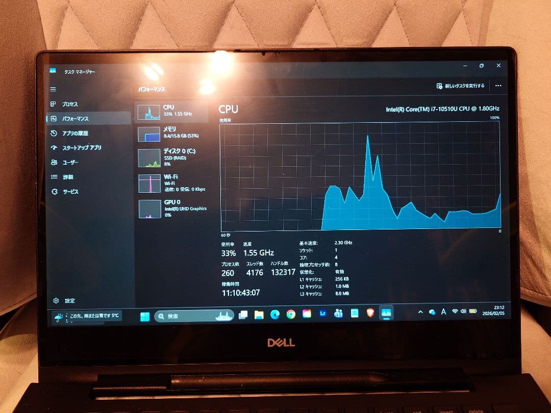 10世代 i7 16GB 4K Inspiron7391 2n1 タッチペン