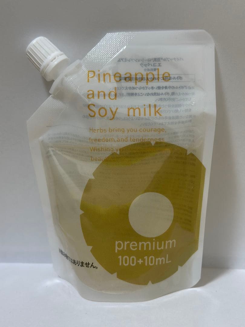 【新品未使用】パイナップル豆乳 ローションプレミアム 詰め替え用 4本セット