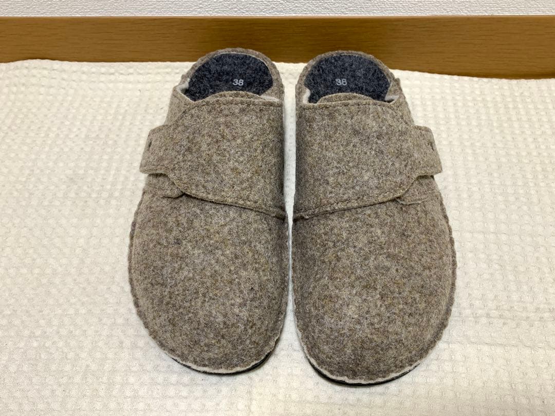 1足限り！ドイツ製レディースフィンコンフォート屋内外兼用中敷き付きサンダル5