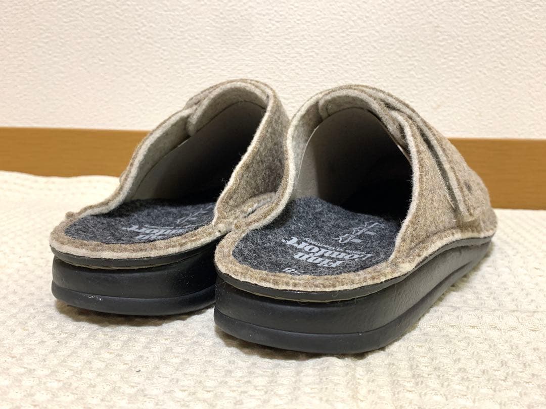 1足限り！ドイツ製レディースフィンコンフォート屋内外兼用中敷き付きサンダル5