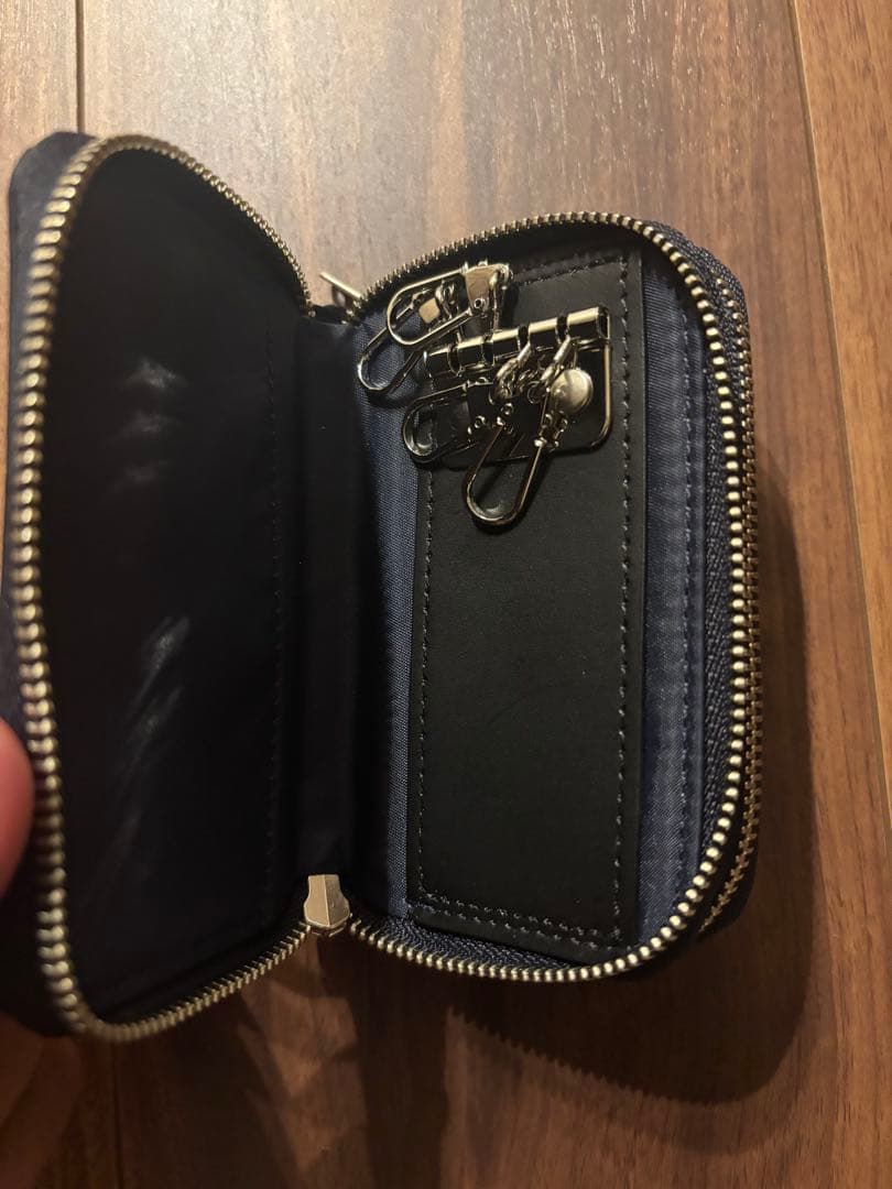 【美品/未使用】PORTER キーケース ケース リフト ネイビー