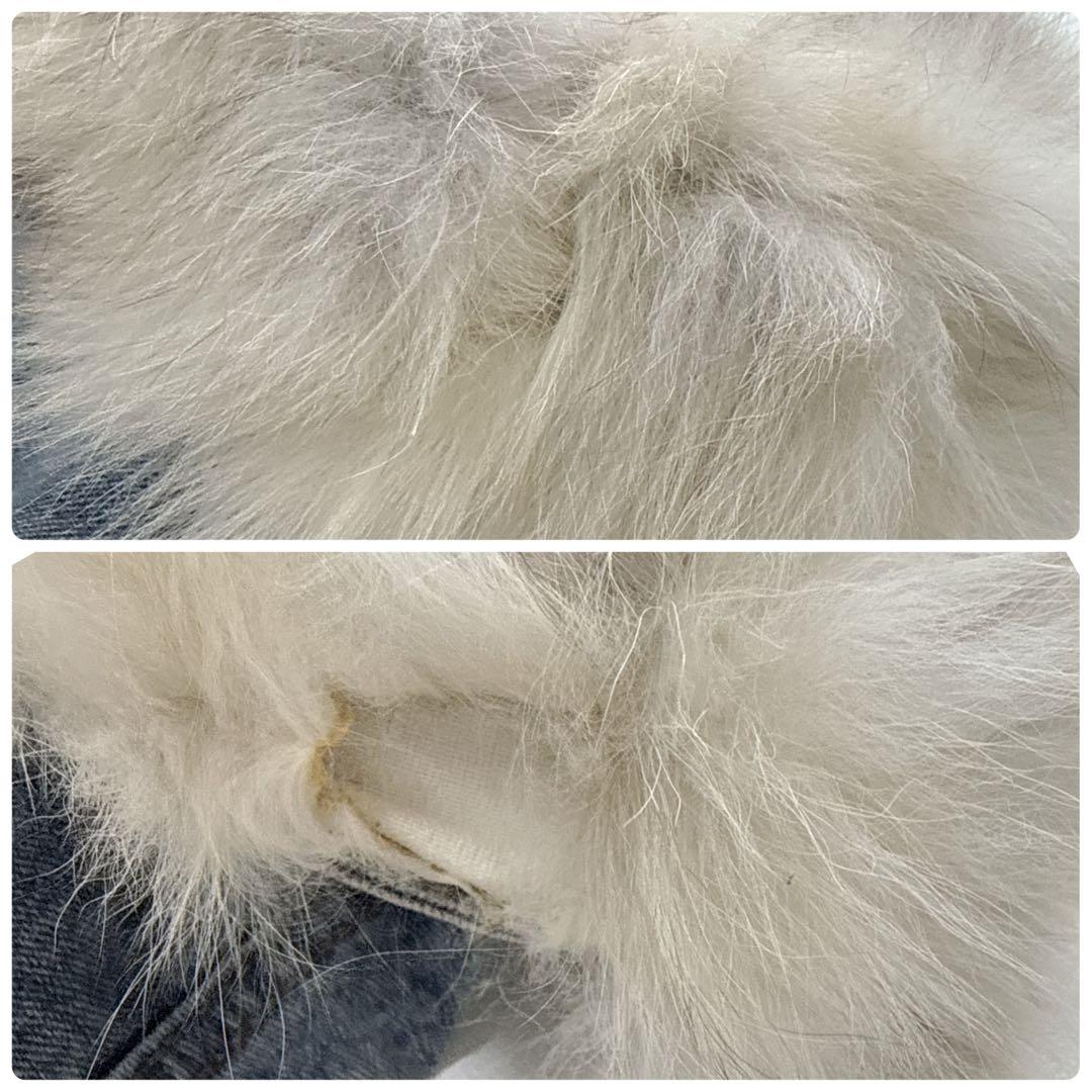 阪神虎娘様！Cindi Bendi CREA フォックスファー　デニムジャケット