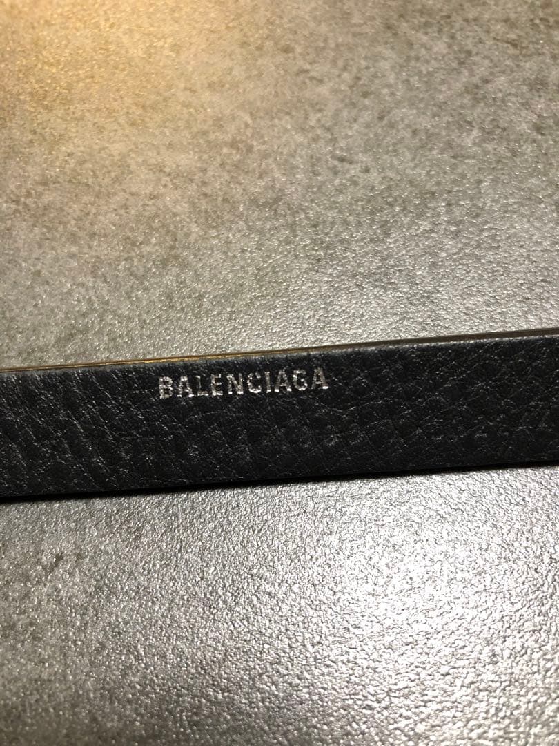 BALENCIAGA ブラック キーホルダー キーリング