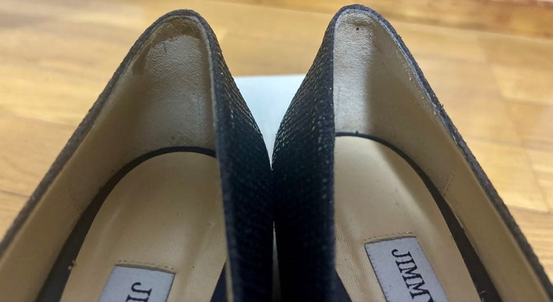 【Yuukaさん専用】JIMMY CHOO ブラックフラットシューズ 37