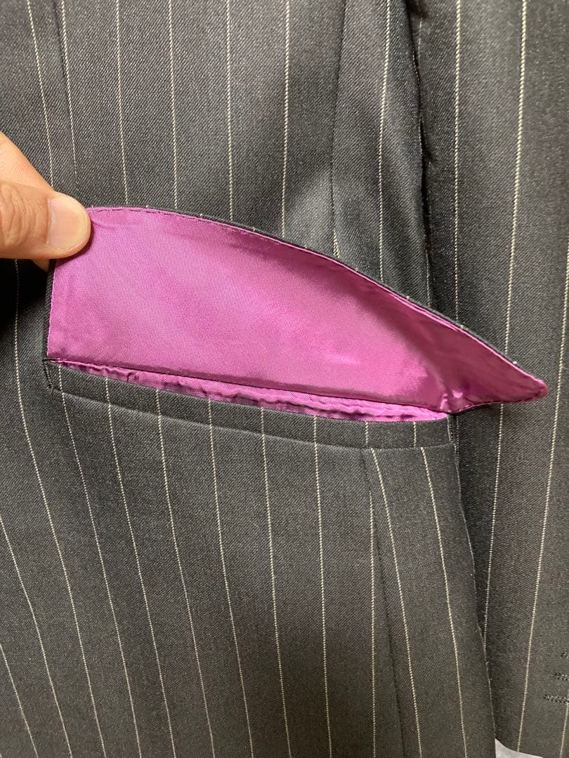 美品　paul smith スーツ　Lサイズ　2B ブラックストラップ