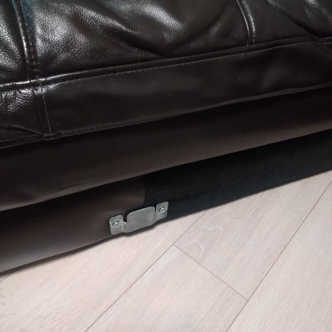 あと1/2 送料込 ニトリ コーナーソファ カウチソファ ダークブラウン