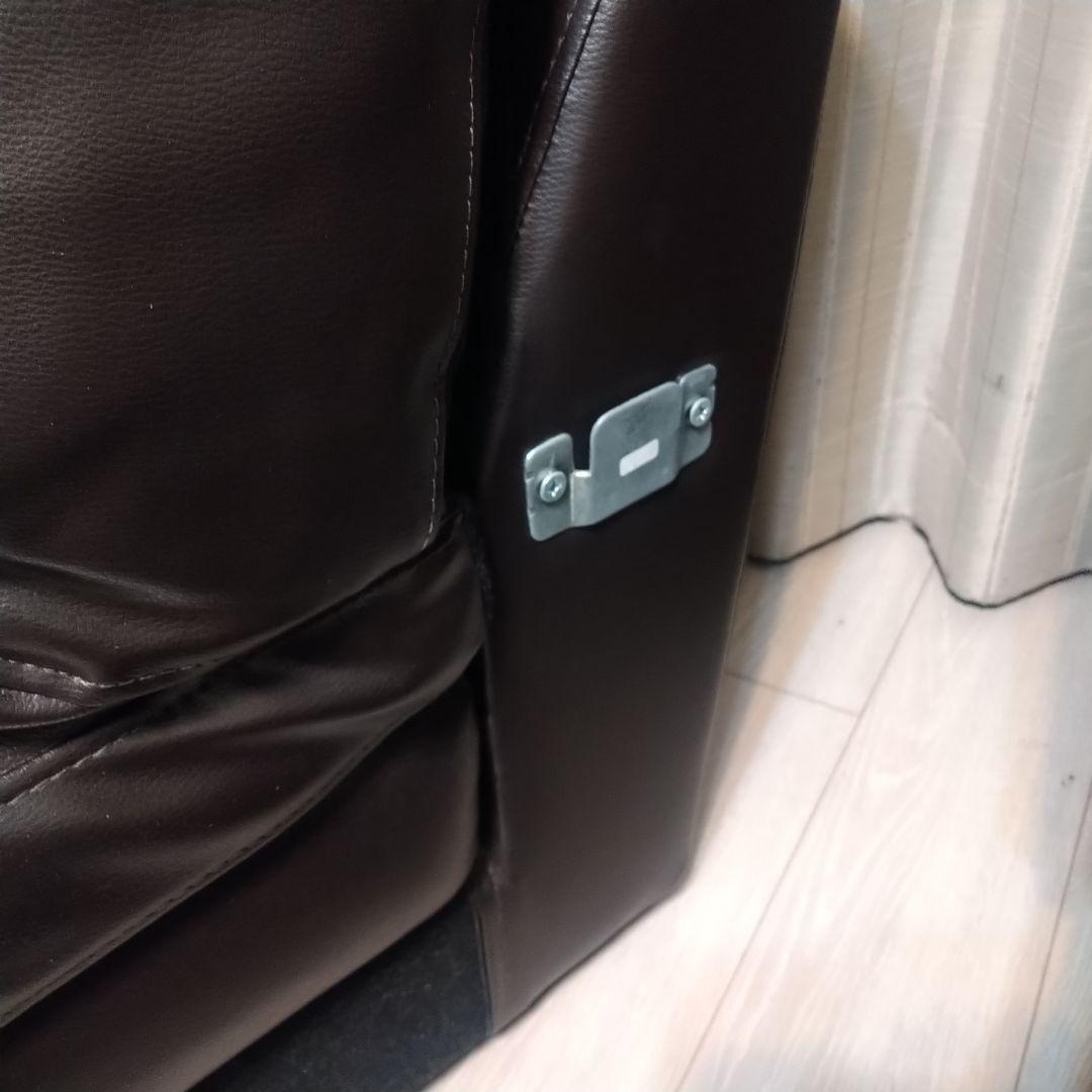 あと1/2 送料込 ニトリ コーナーソファ カウチソファ ダークブラウン