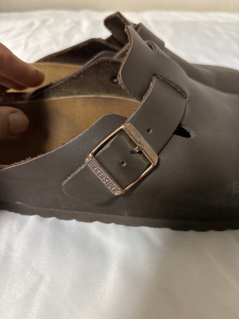 ビルケンシュトック　ボストン　42 レザー　ブラウン