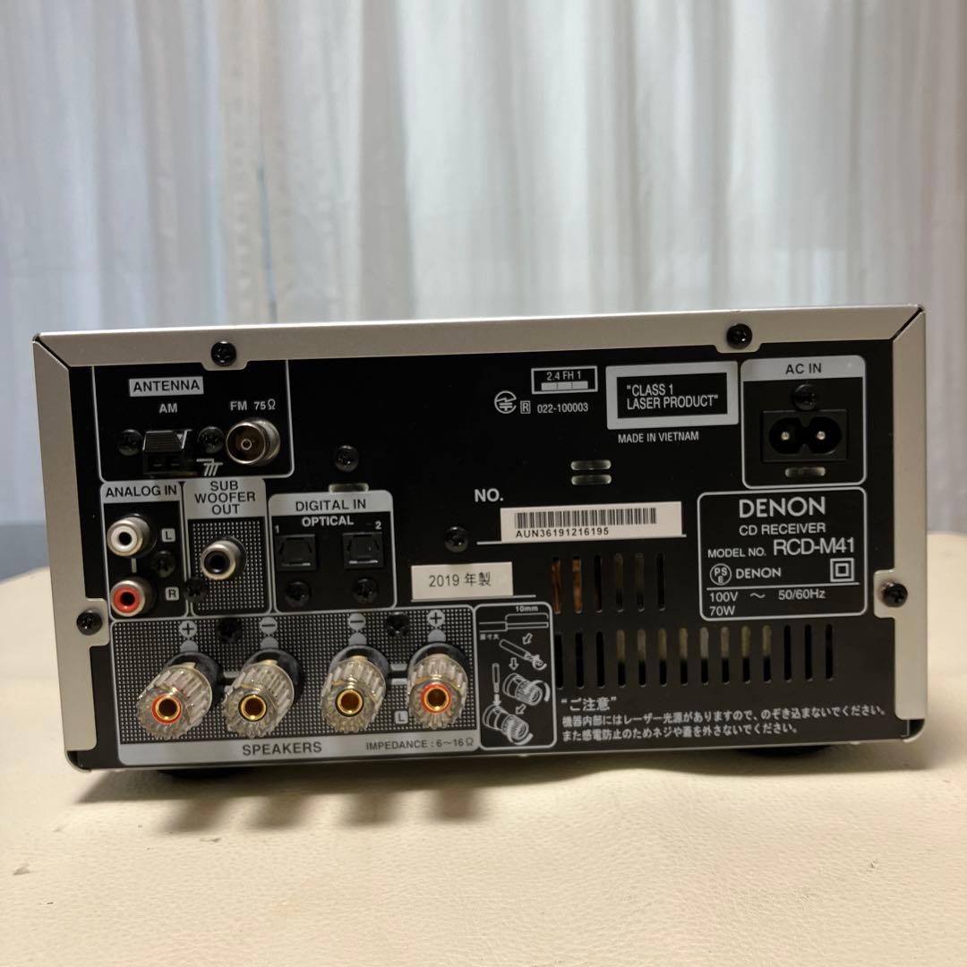 DENON CDレシーバー RCD-M41 動作品 2019年製