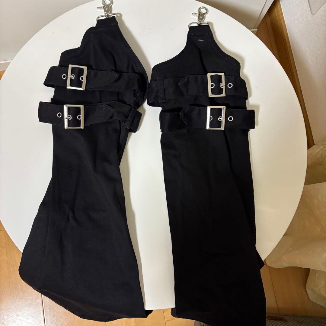 『REFLEM/レフレム』レッグカバー付きレイヤードデニムショーパン