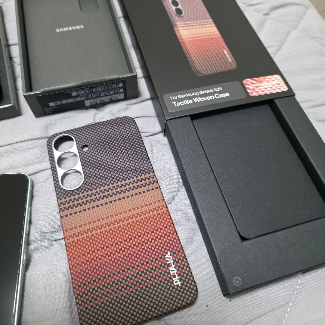 最終値下げ 極美品 Galaxy S25 512GB + PITAKAケース