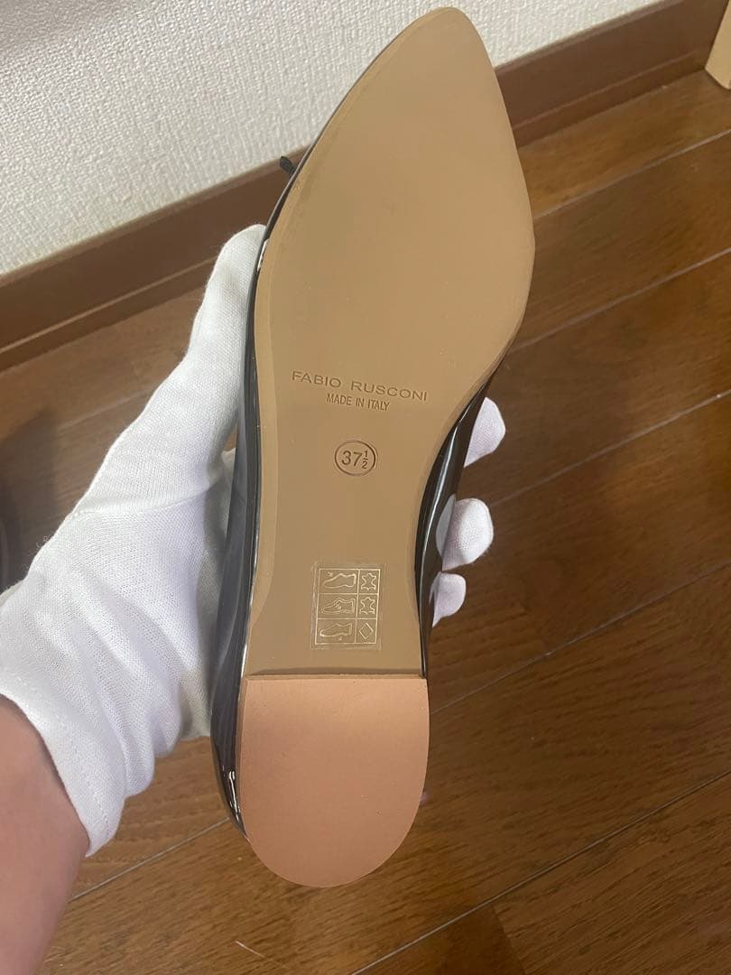 ファビオルスコーニ　 新品⭐︎ フラット　エナメル素材バレエシューズ　即日発送