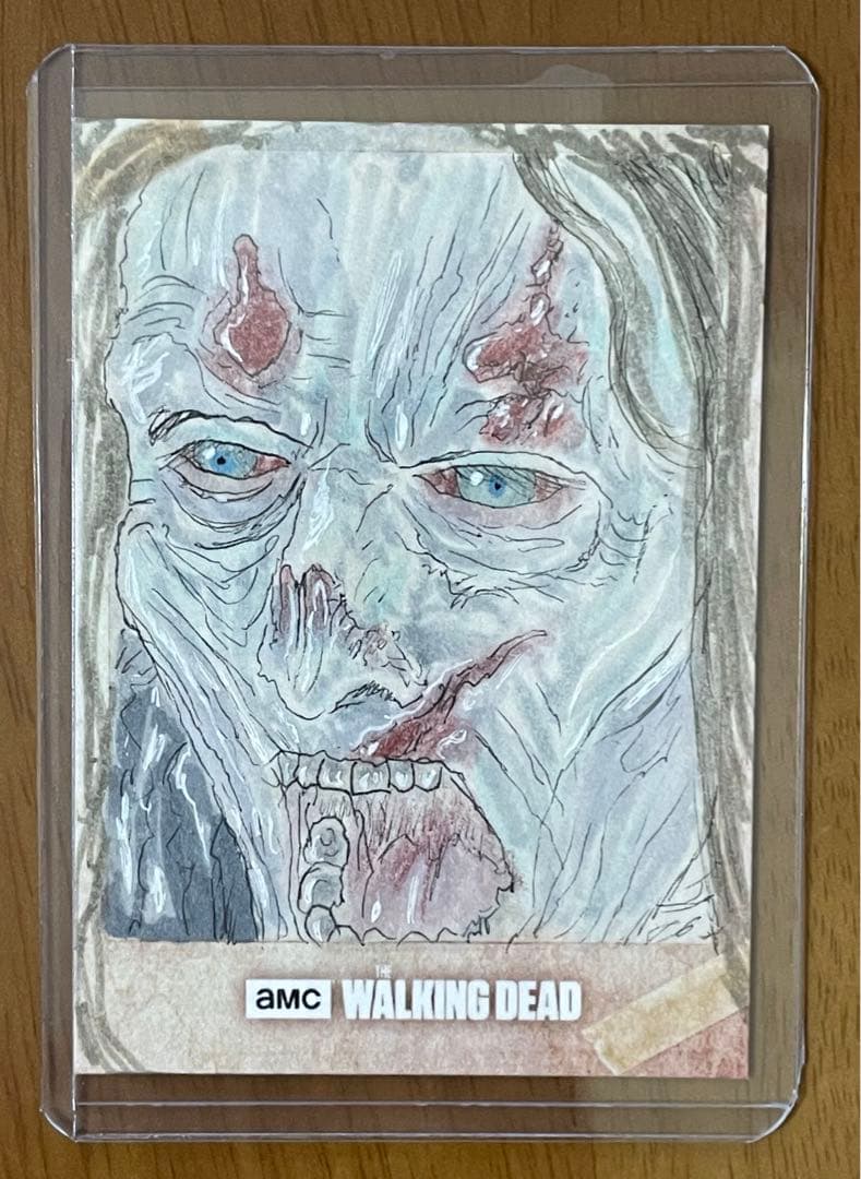 ウォーキングデッド トレカ ゾンビ アーティスト直筆サイン入り 超激レア