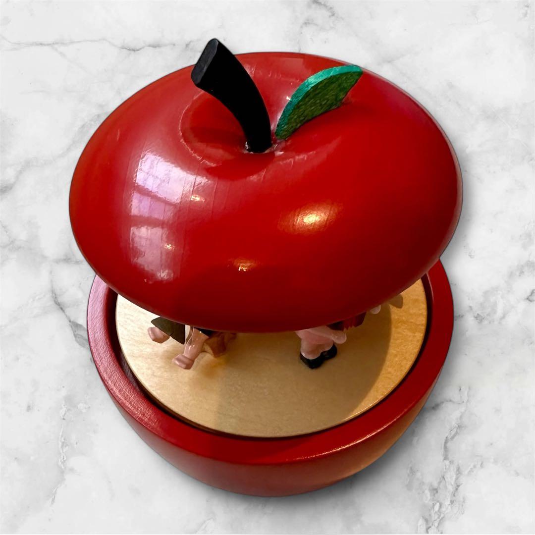 リンゴ　オルゴール ザイフェン　エルツ山地　ドイツ　リヒャルト　グレーザー工房