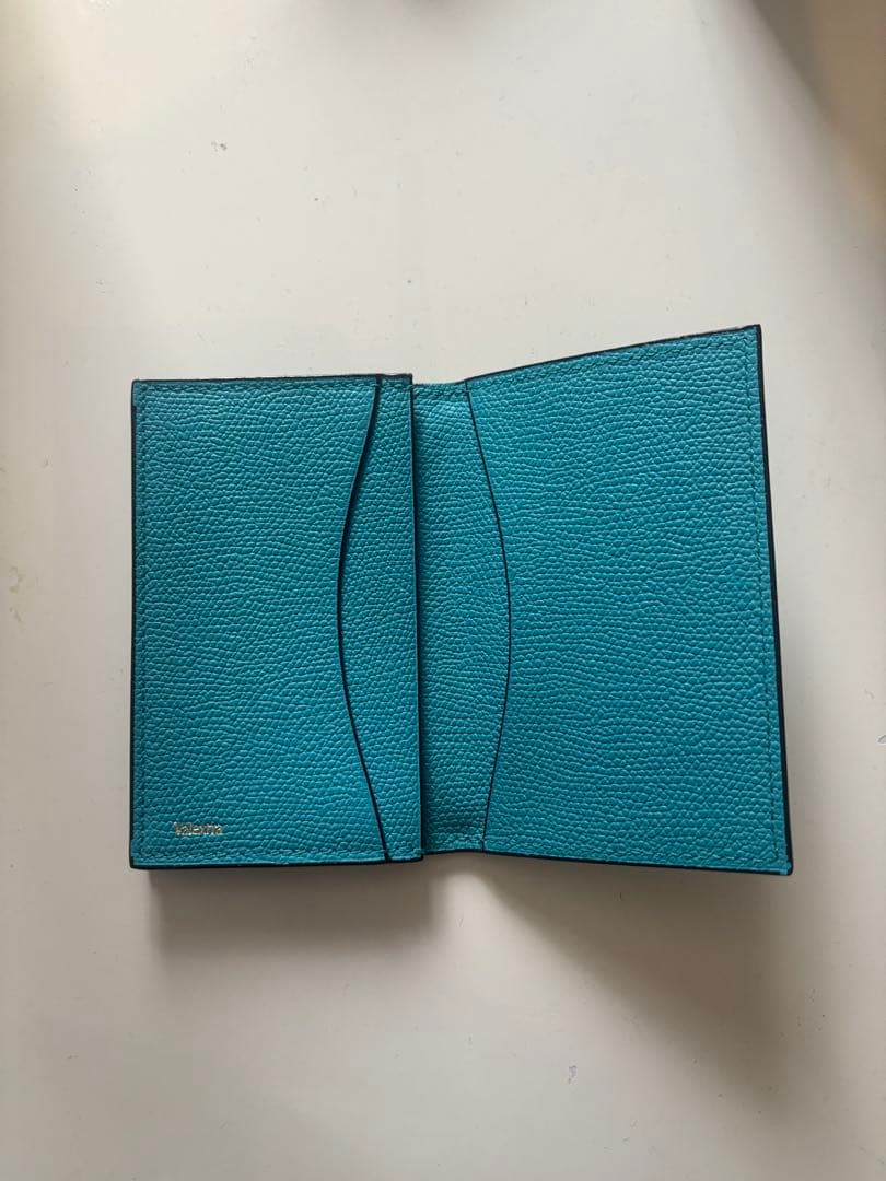 ヴァレクストラ　名刺入れ（カードケース）　ブルー