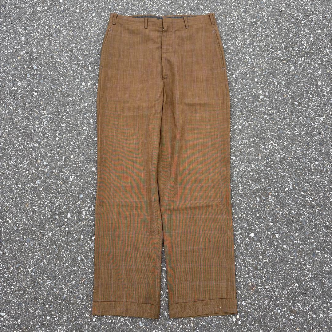 50s vintage ロカビリー rayon slacks