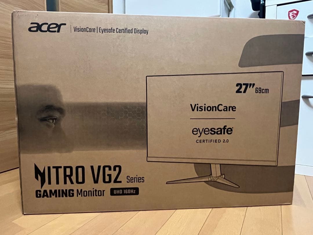 Acer Nitro 4K 160 Hz 27インチ ゲーミングモニター