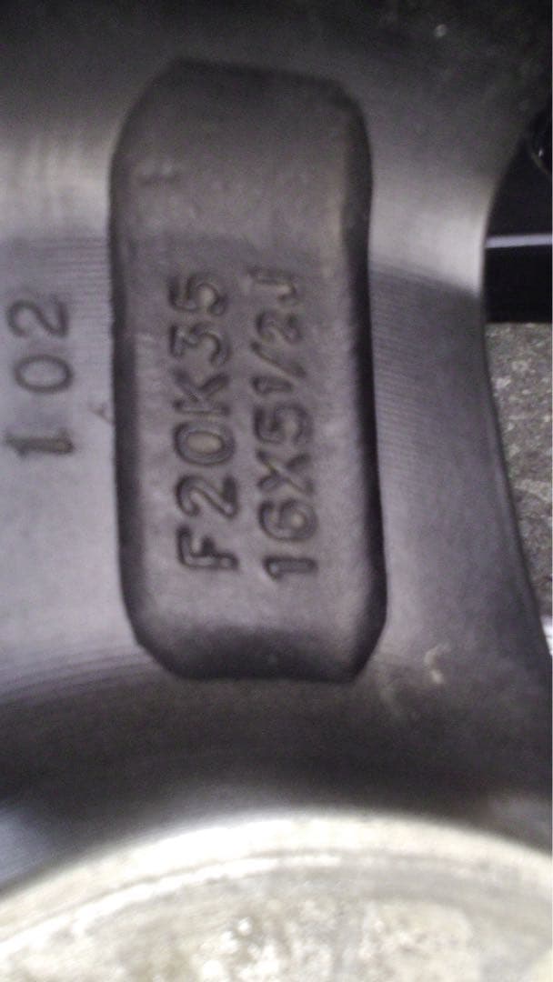 早い者勝ち!説明　プロフ必見!ステルスk35 16インチ5.5J+43