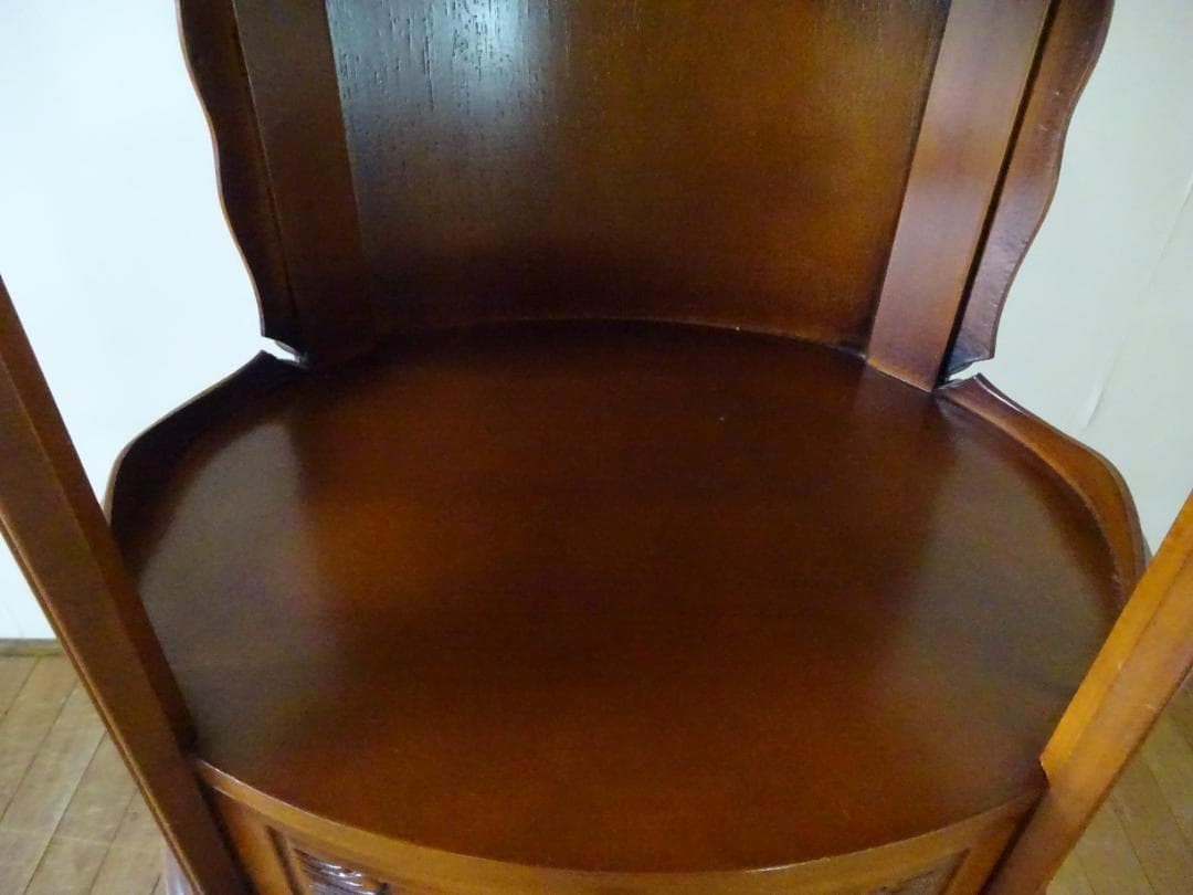 ともこ　イタリア家具　キャビネット　電話台　花台　ヨーロピアン　猫脚　美品