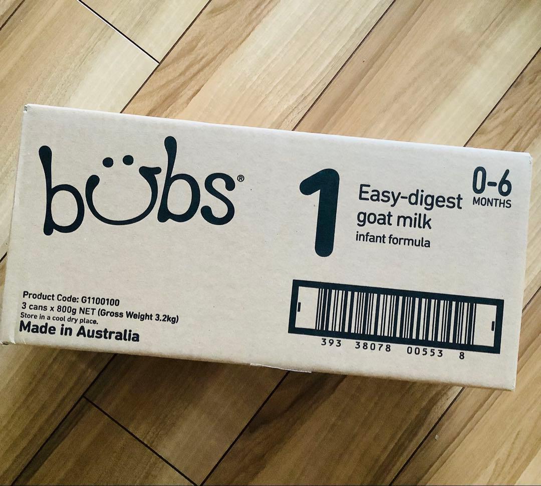 【宅急便】bubsバブズ・やぎ山羊A2粉ミルク ステップ1(生後0〜6ヶ)1缶
