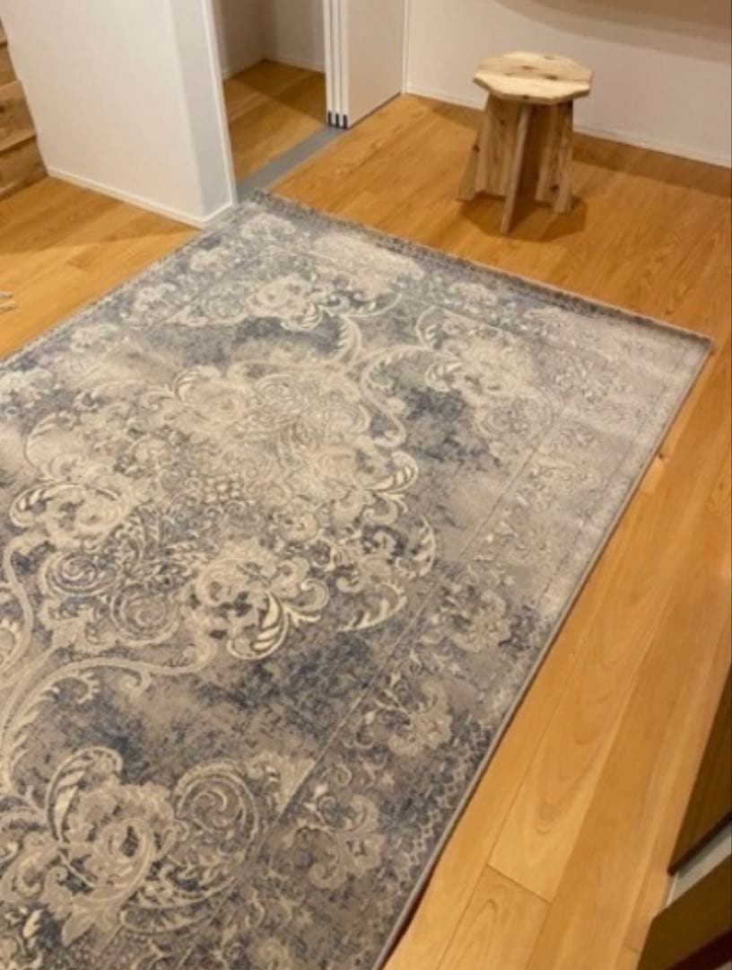 ウィルトン　カーペット　ラグ 160x230cm ライトグレー