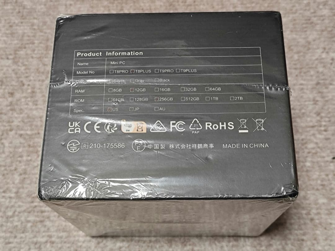 未開封新品 ACEMAGIC ミニ T8 PLUS N95 12GB 256GB