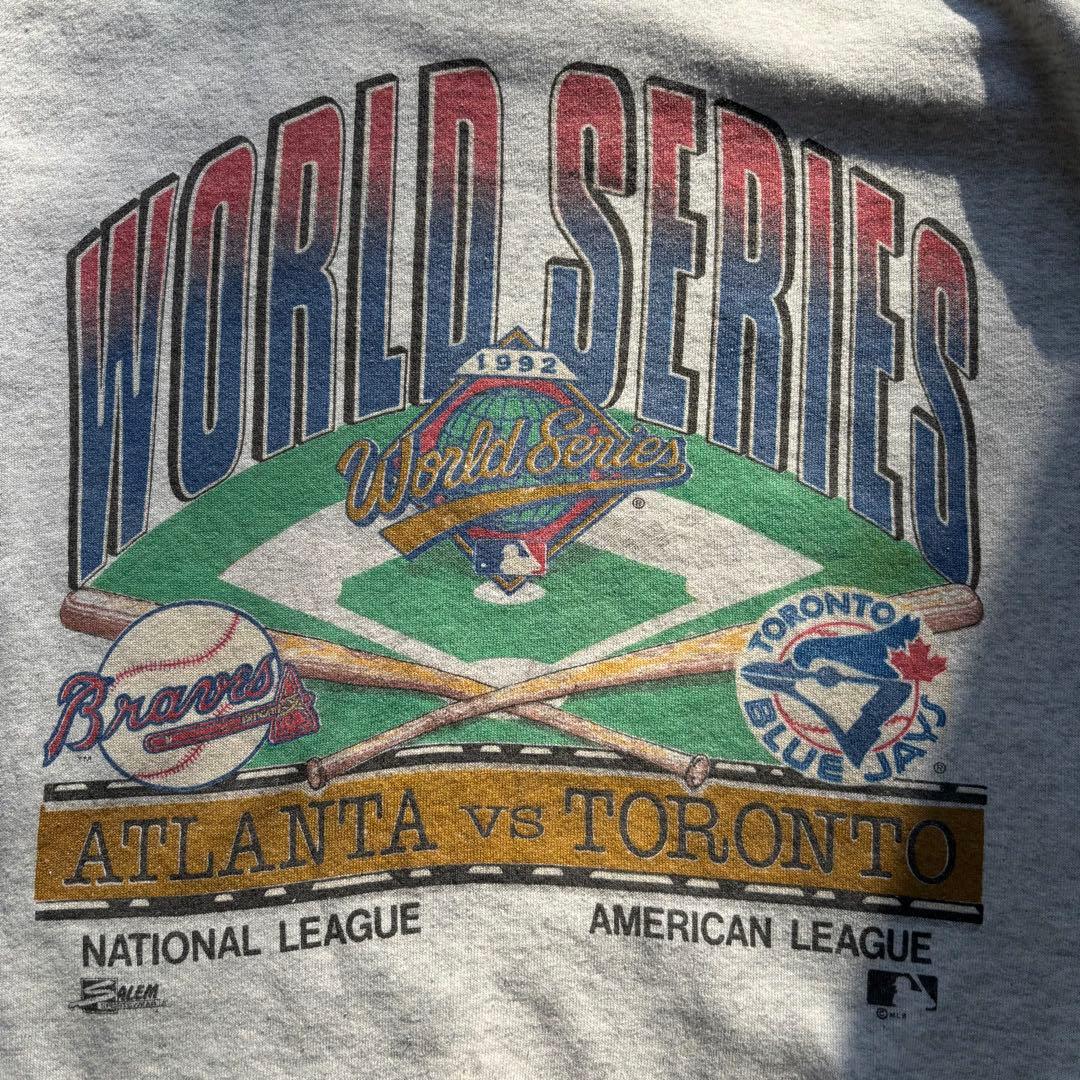 USA製 1992 ワールドシリーズ SALEM スウェット L相当 フルーツ