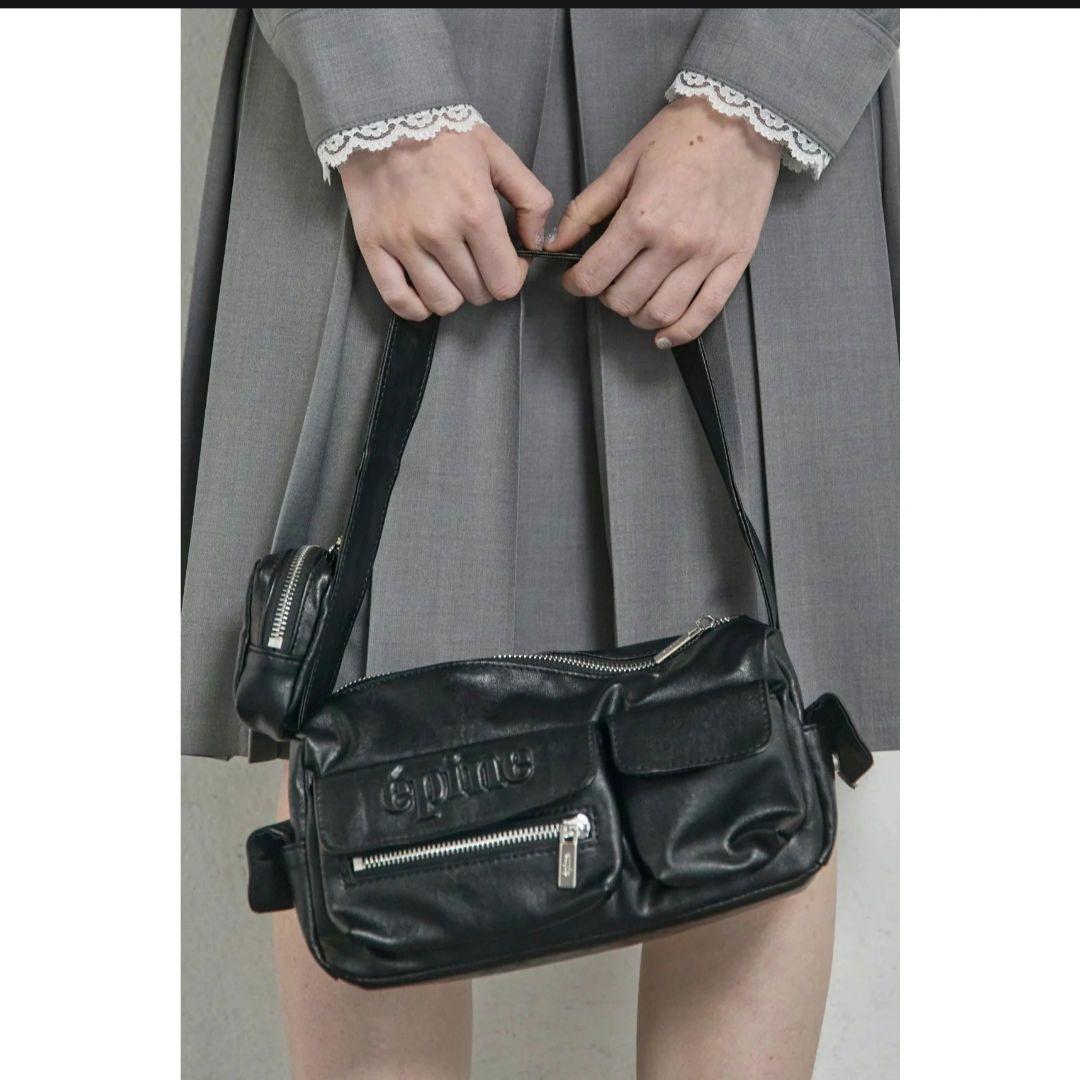 épine pouch Pocket bag black