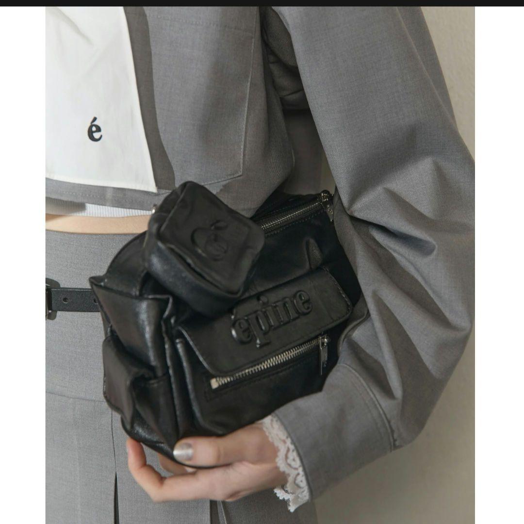 épine pouch Pocket bag black