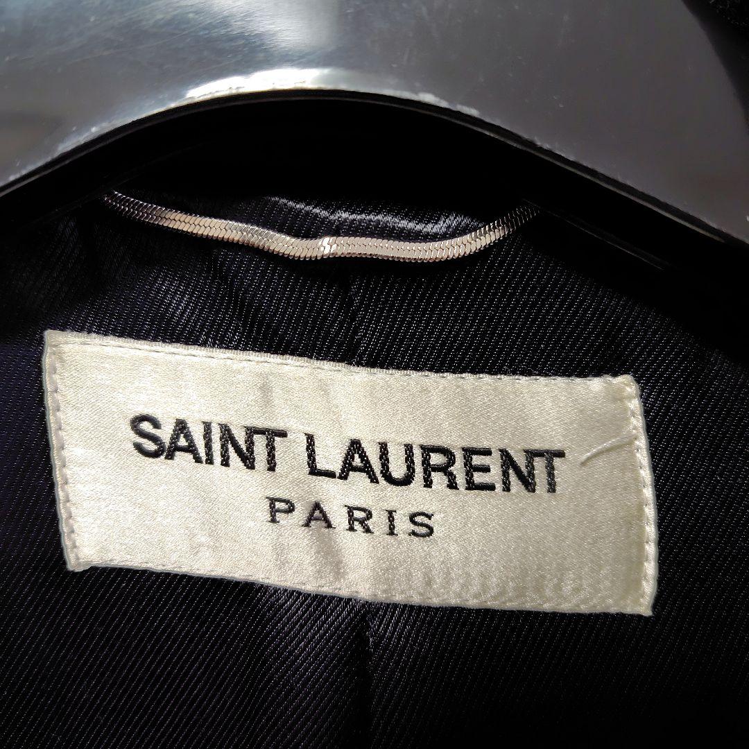 SAINT LAURENT PARIS ウール ピーコート 最終価格