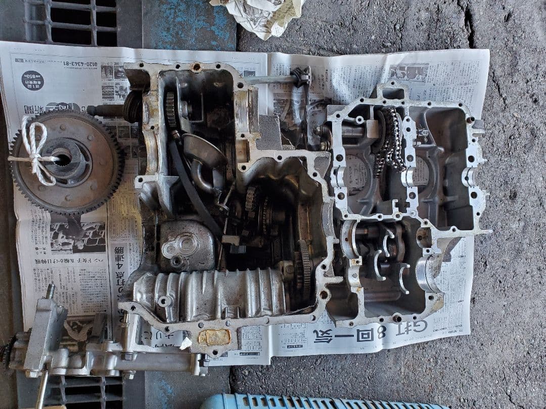 Cb250t エンジン　腰下