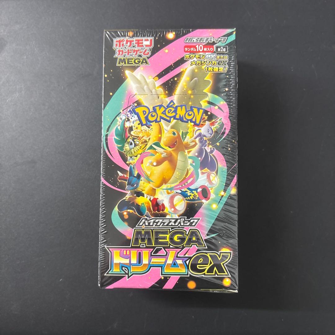 ポケモンカードゲーム MEGAドリームex 10パック入りシュリンク付き