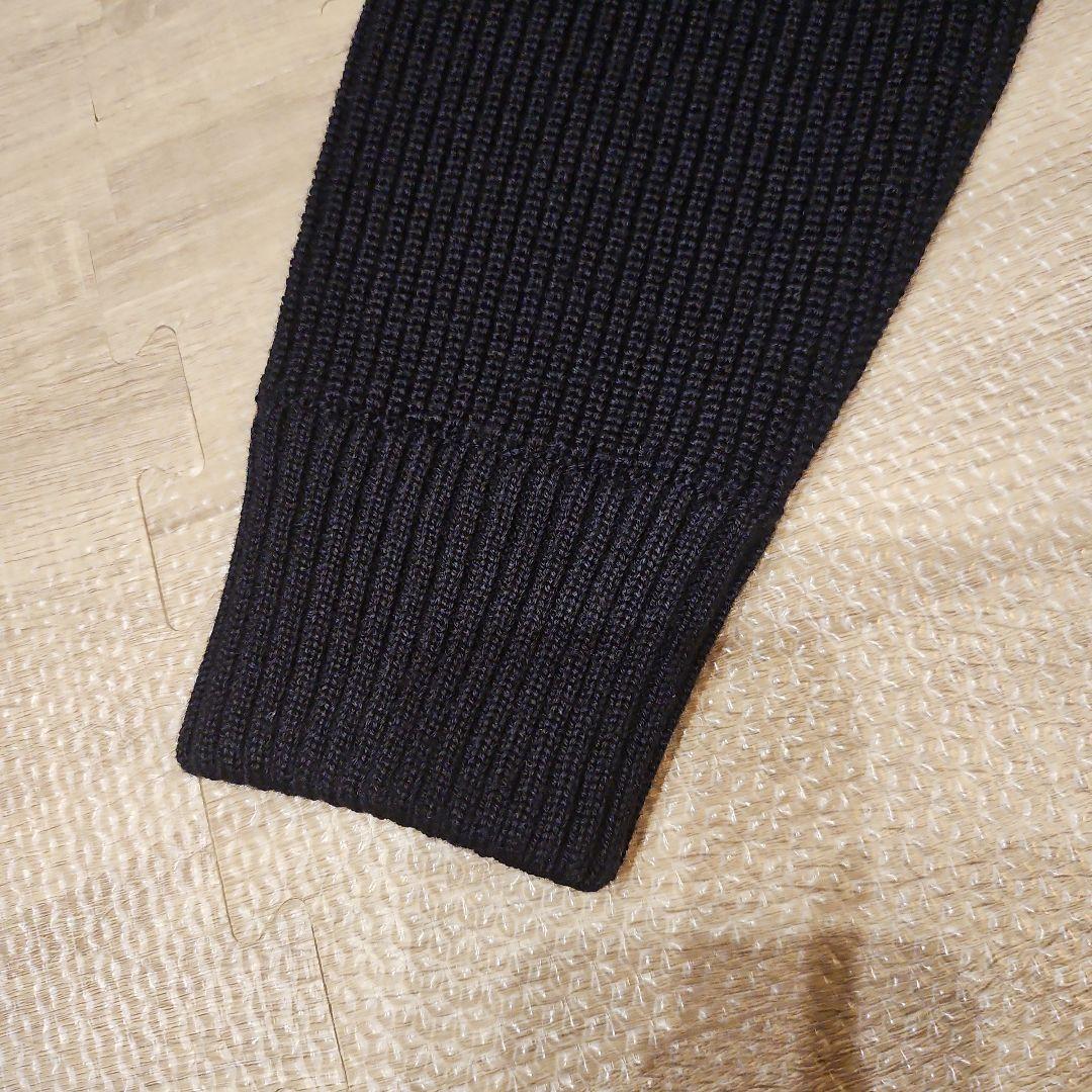 テロン⭐MONCLER ブラックダウンニット　 フード付き